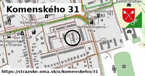 Komenského 31, Strážske