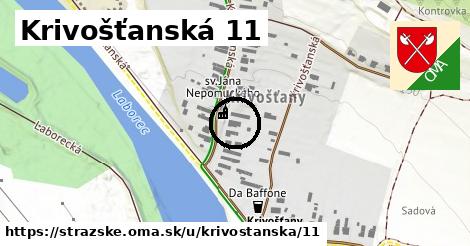 Krivošťanská 11, Strážske