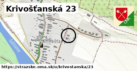 Krivošťanská 23, Strážske