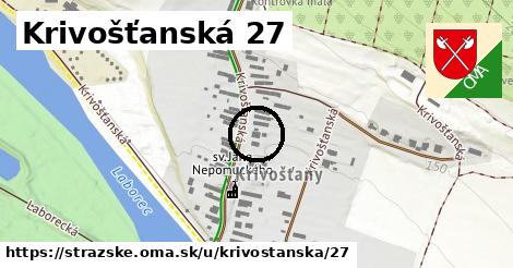 Krivošťanská 27, Strážske