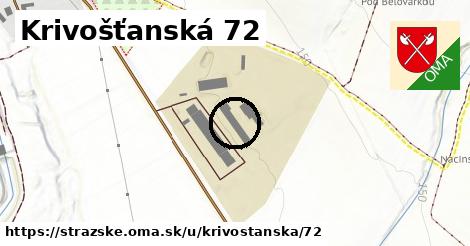 Krivošťanská 72, Strážske