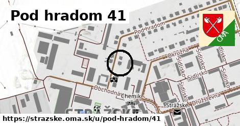 Pod hradom 41, Strážske