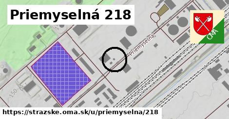 Priemyselná 218, Strážske