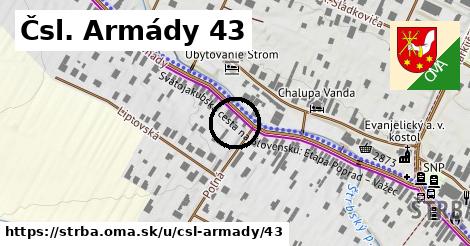 Čsl. Armády 43, Štrba