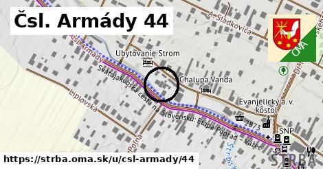 Čsl. Armády 44, Štrba