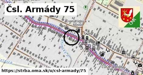 Čsl. Armády 75, Štrba