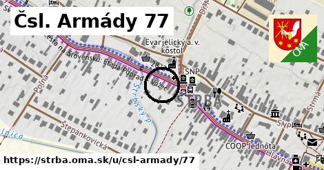 Čsl. Armády 77, Štrba