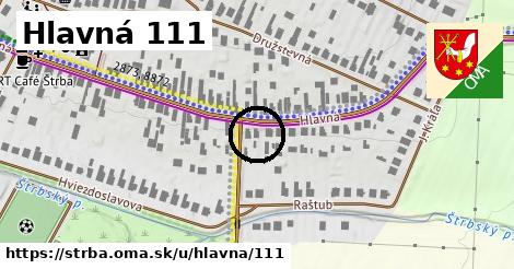 Hlavná 111, Štrba