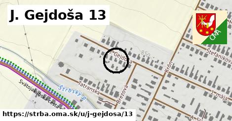 J. Gejdoša 13, Štrba