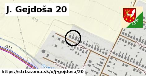 J. Gejdoša 20, Štrba