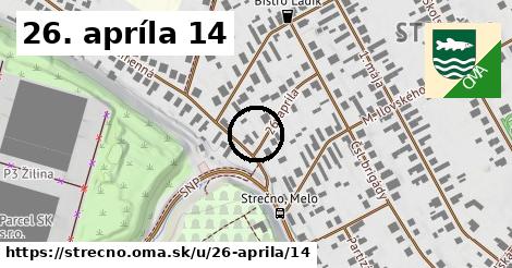 26. apríla 14, Strečno