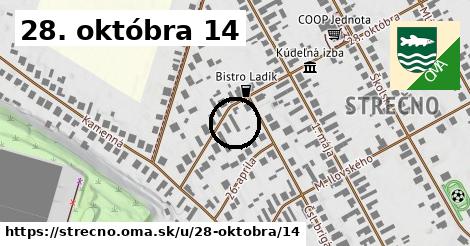 28. októbra 14, Strečno