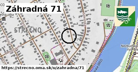 Záhradná 71, Strečno