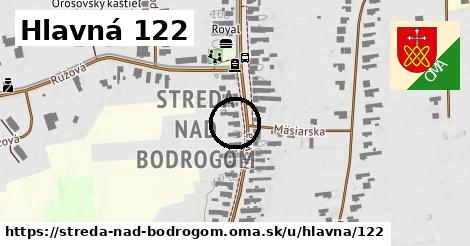 Hlavná 122, Streda nad Bodrogom