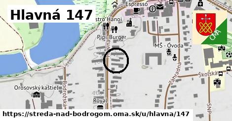 Hlavná 147, Streda nad Bodrogom