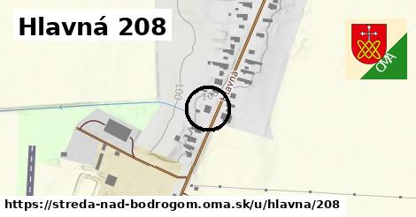 Hlavná 208, Streda nad Bodrogom