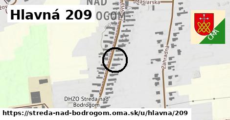 Hlavná 209, Streda nad Bodrogom