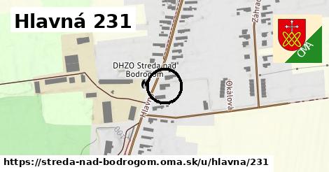 Hlavná 231, Streda nad Bodrogom