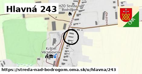 Hlavná 243, Streda nad Bodrogom