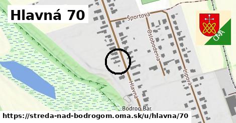 Hlavná 70, Streda nad Bodrogom