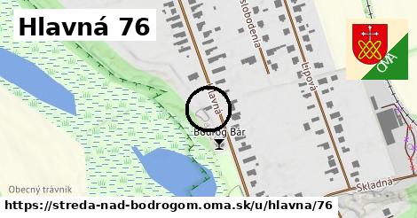 Hlavná 76, Streda nad Bodrogom