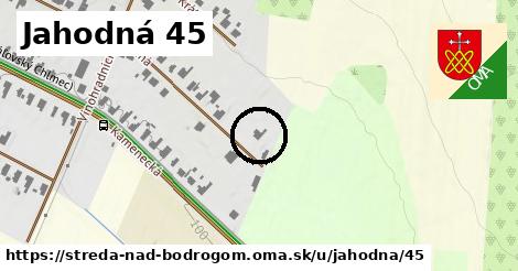 Jahodná 45, Streda nad Bodrogom