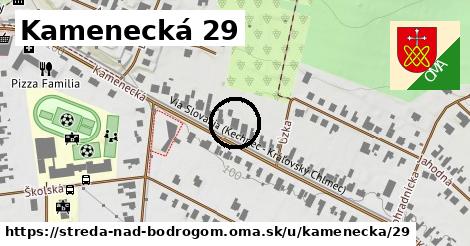 Kamenecká 29, Streda nad Bodrogom