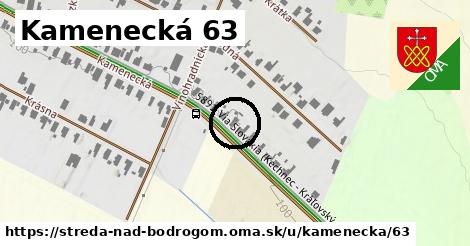 Kamenecká 63, Streda nad Bodrogom