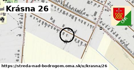 Krásna 26, Streda nad Bodrogom