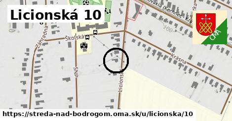 Licionská 10, Streda nad Bodrogom