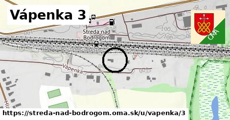 Vápenka 3, Streda nad Bodrogom