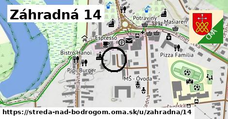 Záhradná 14, Streda nad Bodrogom