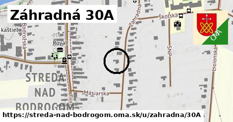 Záhradná 30A, Streda nad Bodrogom