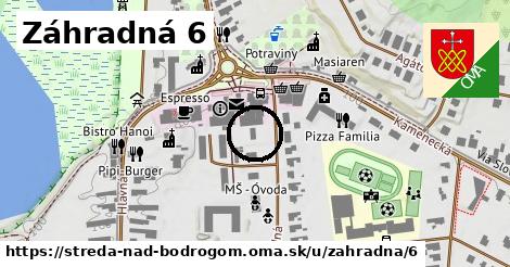 Záhradná 6, Streda nad Bodrogom