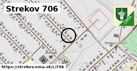 Strekov <span class="supisne">706</span>