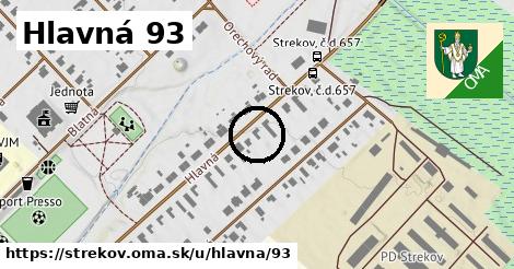 Hlavná 93, Strekov