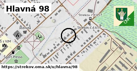 Hlavná 98, Strekov