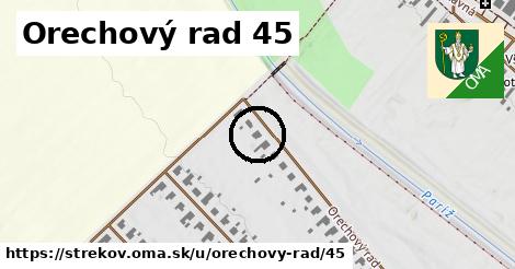 Orechový rad 45, Strekov