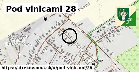 Pod vinicami 28, Strekov