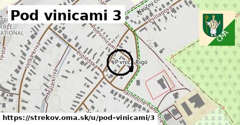 Pod vinicami 3, Strekov