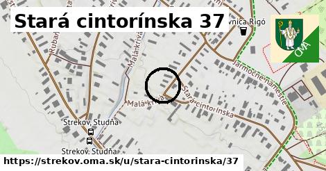 Stará cintorínska 37, Strekov