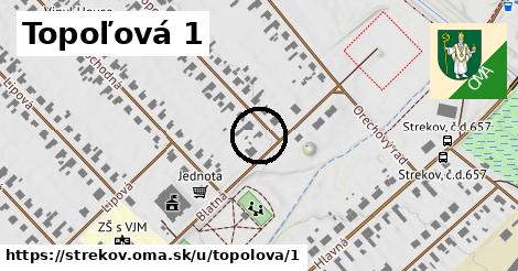 Topoľová 1, Strekov