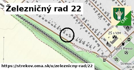 Železničný rad 22, Strekov