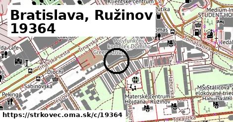 Bratislava, Ružinov <span class="supisne">19364</span>