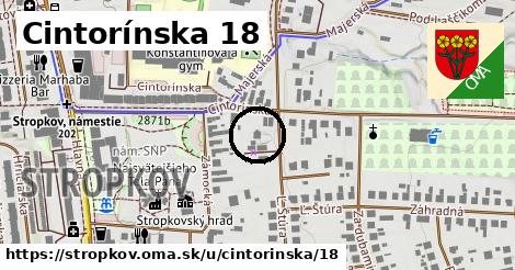 Cintorínska 18, Stropkov