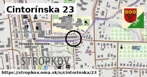 Cintorínska 23, Stropkov