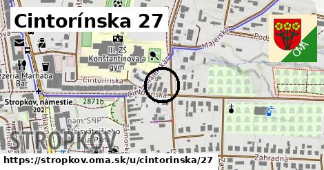 Cintorínska 27, Stropkov