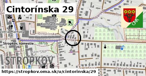 Cintorínska 29, Stropkov