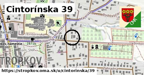 Cintorínska 39, Stropkov