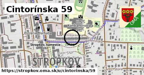 Cintorínska 59, Stropkov